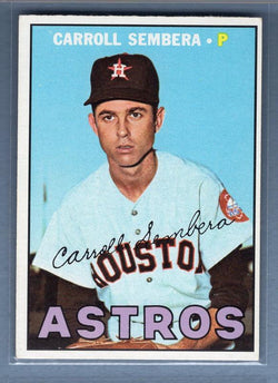 1967 Topps #136 Carroll Sembera EX G0416B