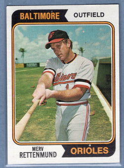 1974 Topps #585 Merv Rettenmund Nm-Mt