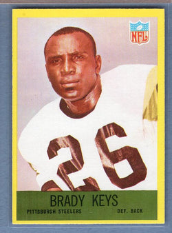 1967 Philadelphia #153 Brady Keys EX-MT  GO143