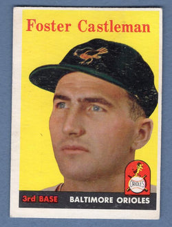 1958 Topps #416 Foster Castleman VG-EX  GO495