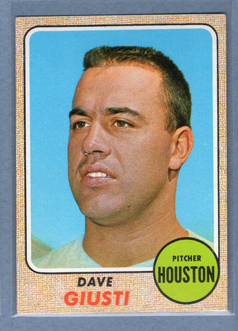 1968 Topps #182 Dave Giusti   EX-MT  GO550