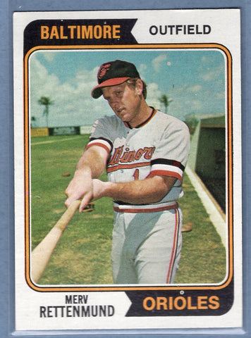 1974 Topps #585 Merv Rettenmund Nm-Mt