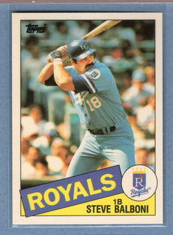 1985 Topps Tiffany #486 Steve Balboni NM