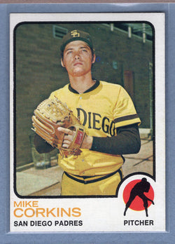 1973 Topps #461 Mike Corkins  EX-MT  GO550