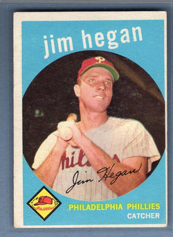 1959 Topps #372 Jim Hegan VG-EX(ST)    Set Break A