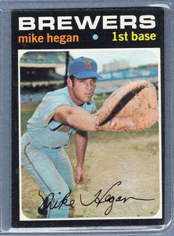 1971 Topps #415 Mike Hegan  EX  SB1