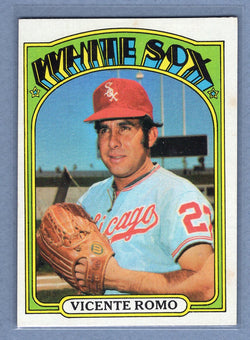 1972 Topps #499 Vicente Romo EX-MT  GO500