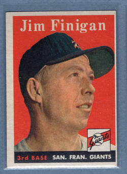 1958 Topps #136 Jim Finigan (mk) VG  GO501