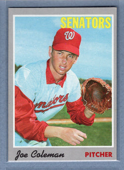 1970 Topps #127 Joe Coleman  EX-MT  GO450