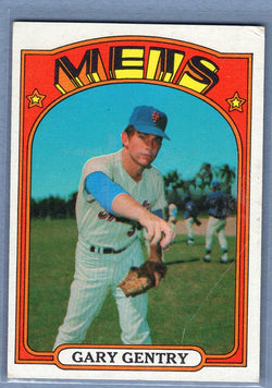 1972  Topps #105 Gary Gentry Ex-Nm