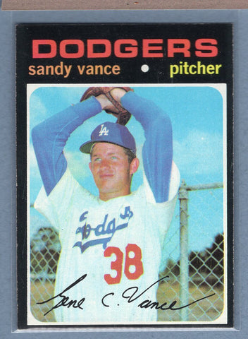 1971 Topps #34 Sandy Vance   EX-MT  GO550