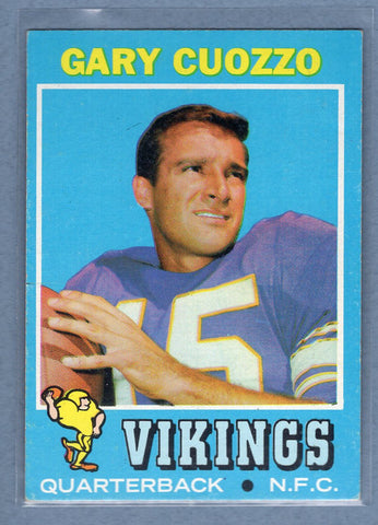 1971 Topps #18 Gary Cuozzo (c) EX  GO600