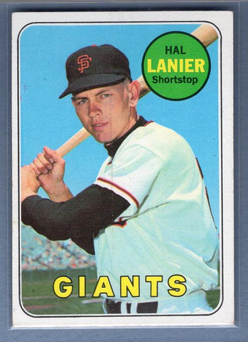 1969 Topps 316 Hal Lanier VG-EX SET BREAK