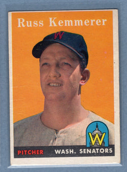1958 Topps #137 Russ Kemmerer (mk) VG  GO501