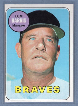 1969 Topps #196 Lum Harris NM-MT Set Break WA WA