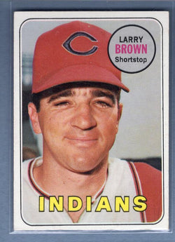 1969 Topps #503 Larry Brown EX-MT  GO358