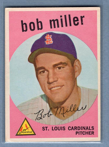 1959 Topps #379 Bob Miller VG-EX    Set Break A