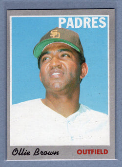 1970 Topps #130 Ollie Brown  EX-MT  GO450