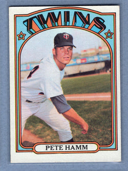 1972 Topps #501 Pete Hamm EX  GO500