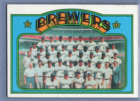 1972  Topps #106 Brewers Team Ex-Nm