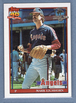 1991 Topps Desert Shield #129 Mark Eichhorn  NM  GO500
