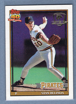 1991 Topps Desert Shield #522 Stan Belinda  NM  GO625