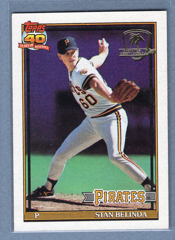 1991 Topps Desert Shield #522 Stan Belinda  NM  GO625