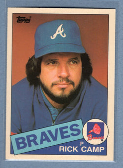 1985 Topps Tiffany #491 Rick Camp NM