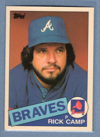 1985 Topps Tiffany #491 Rick Camp NM