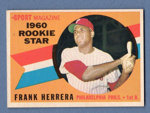 1960 Topps #130 Frank Herrera NM     GO153