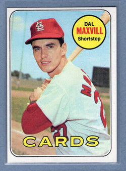 1969 Topps #320 Dal Maxvill(C) EX-MT  GO850