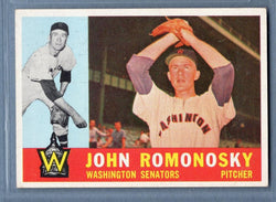 1960 Topps #87 John Romonosky EX-MT  Set Break C