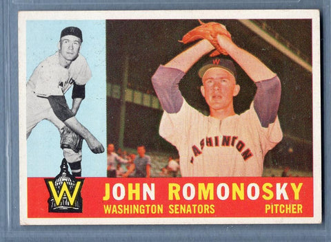 1960 Topps #87 John Romonosky EX-MT  Set Break C
