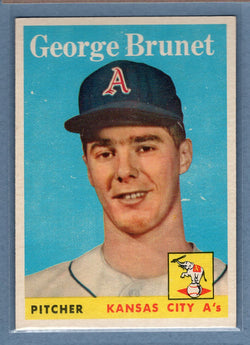 1958 Topps #139 George Brunet (mk) (a) VG  GO501