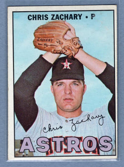 1967 Topps #212 Chris Zachary EX  GO446