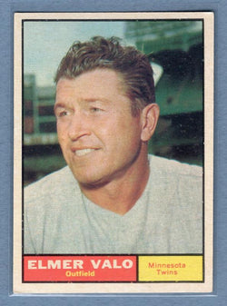 1961 Topps #186 Elmer Valo EX   GO195