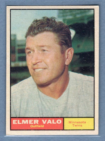 1961 Topps #186 Elmer Valo EX   GO195