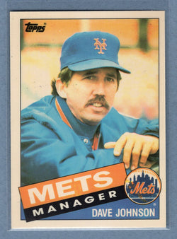 1985 Topps Tiffany #492 Davey Johnson NM