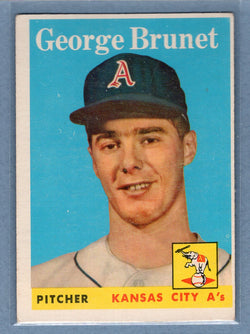 1958 Topps #139 George Brunet (b) VG-EX  GO501