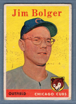 1958 Topps #201 Jim Bolger G-VG  GO401