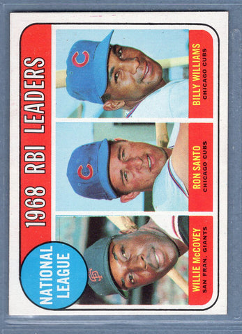 1969 Topps #4 NL RBI Ldrs (McCovey,  etc.) EX-MT  GO661