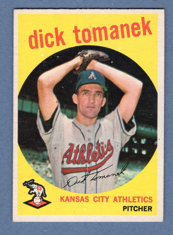 1959 Topps #369 Dick Tomanek (2) EX-MT  GO160
