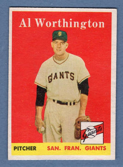 1958 Topps #427 Al Worthington EX  GO495