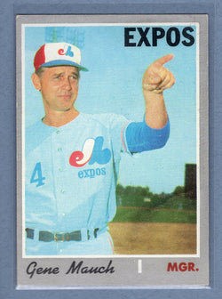 1970 Topps #442 Gene Mauch  EX  GO695