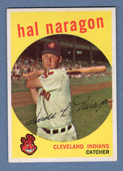 1959 Topps #376 Hal Naragon EX-MT  GO160