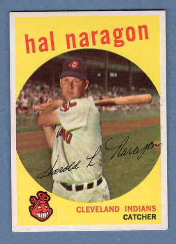 1959 Topps #376 Hal Naragon EX-MT  GO160