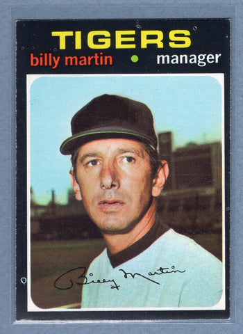 1971 Topps #208 Billy Martin  (d) EX-MT  GO340