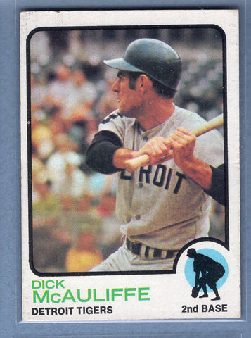 1973 Topps #349 Dick McAuliffe  EX  GO501