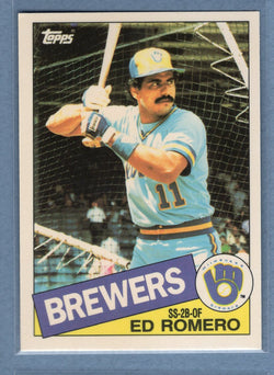 1985 Topps Tiffany #498 Ed Romero NM