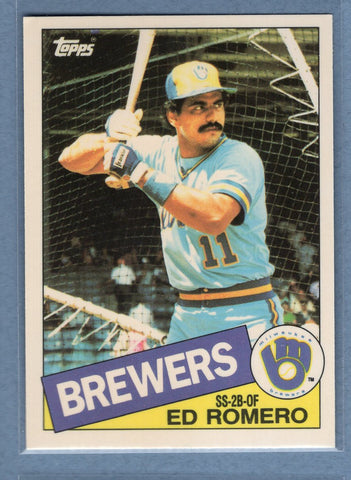 1985 Topps Tiffany #498 Ed Romero NM